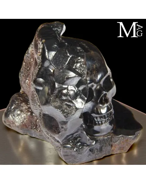 Teschio in Ematite – Scultura Artigianale