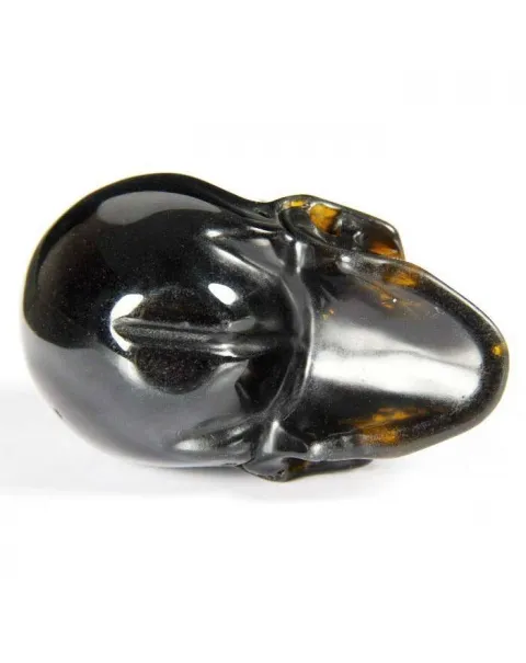 Teschio di Quarzo Nero
