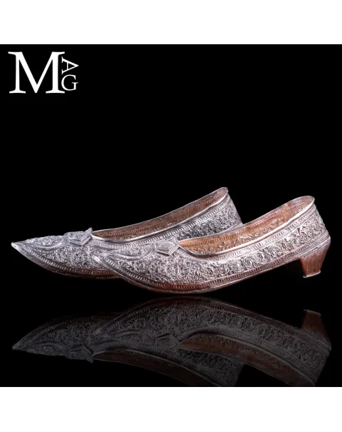 Scarpe da cerimonia in Argento – India circa 1860.