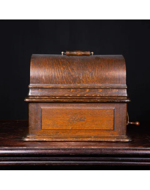 Fonografo Edison con tromba extra large, 1901-1903