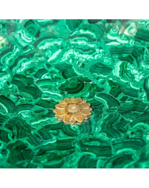 Vaso Antico in Malachite Stile Napoleone III