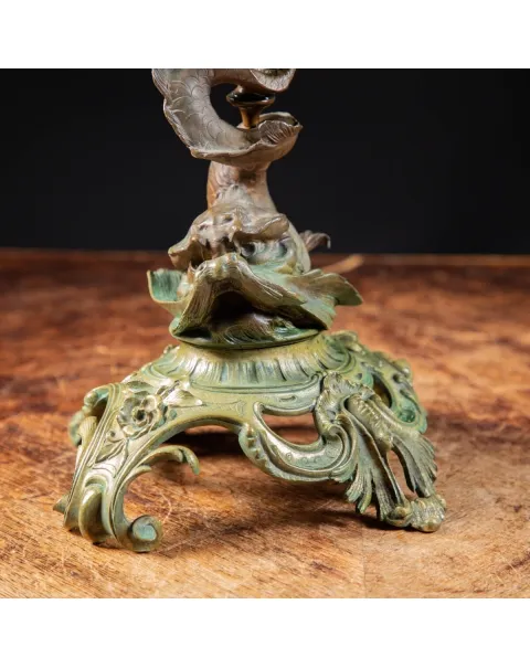 Vaso Antico in Malachite Stile Napoleone III