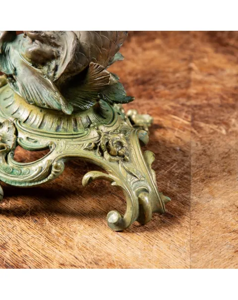 Vaso Antico in Malachite Stile Napoleone III