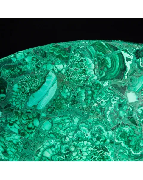 Vaso Antico in Malachite Stile Napoleone III