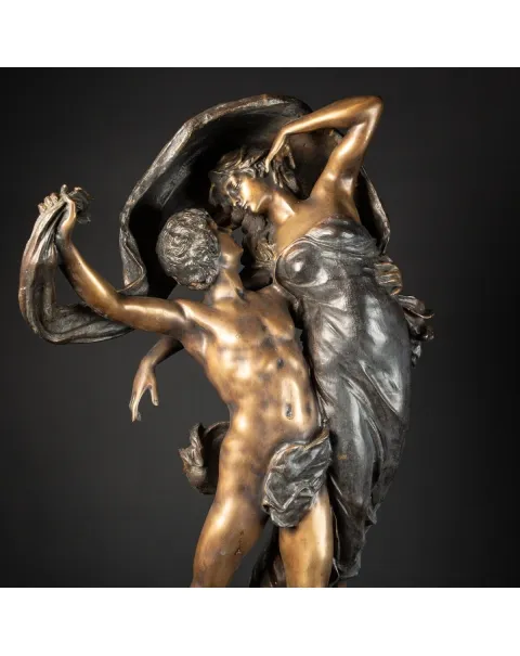 Scultura Bronzo Amore al Vento