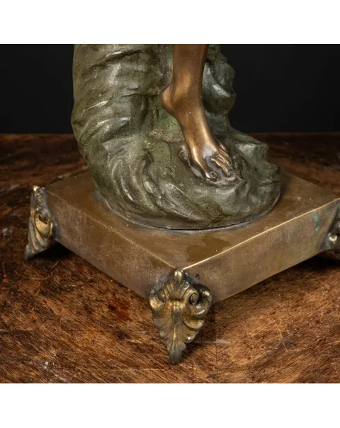 Scultura Bronzo Amore al Vento