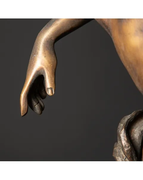 Scultura Bronzo Amore al Vento