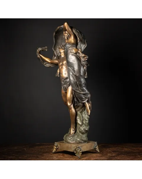 Scultura Bronzo Amore al Vento