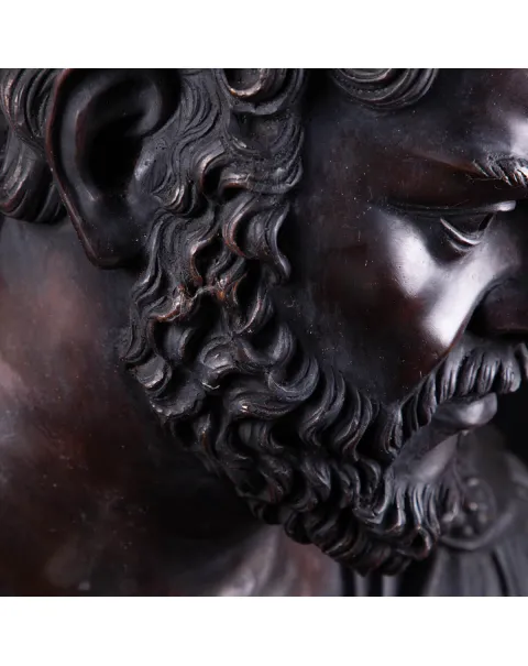 Busto in bronzo dell'imperatore romano Caracalla.