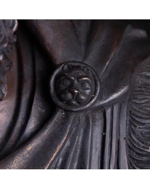 Busto in bronzo dell'imperatore romano Caracalla.