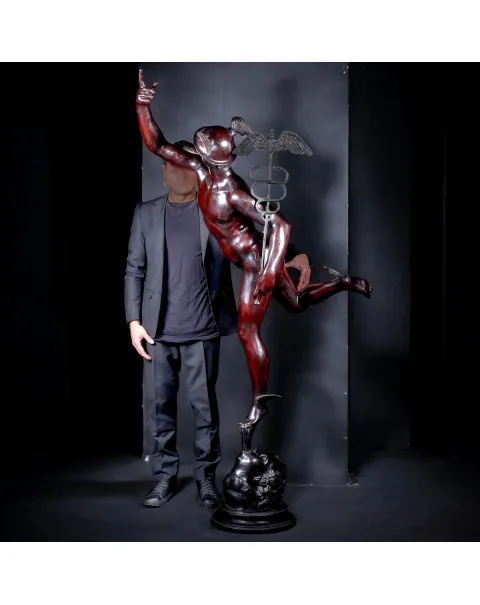 Mercurio – Scultura in Bronzo Statuario.