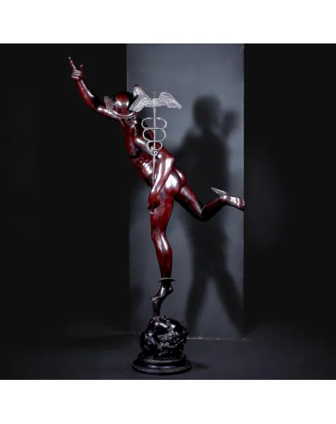 Mercurio – Scultura in Bronzo Statuario.