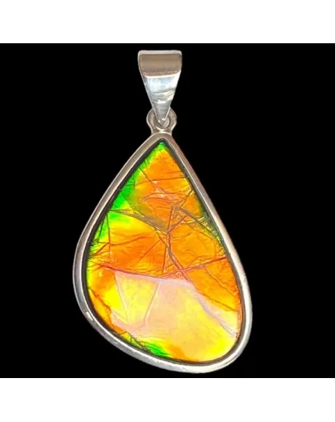 ciondolo con Gemma di Ammolite
