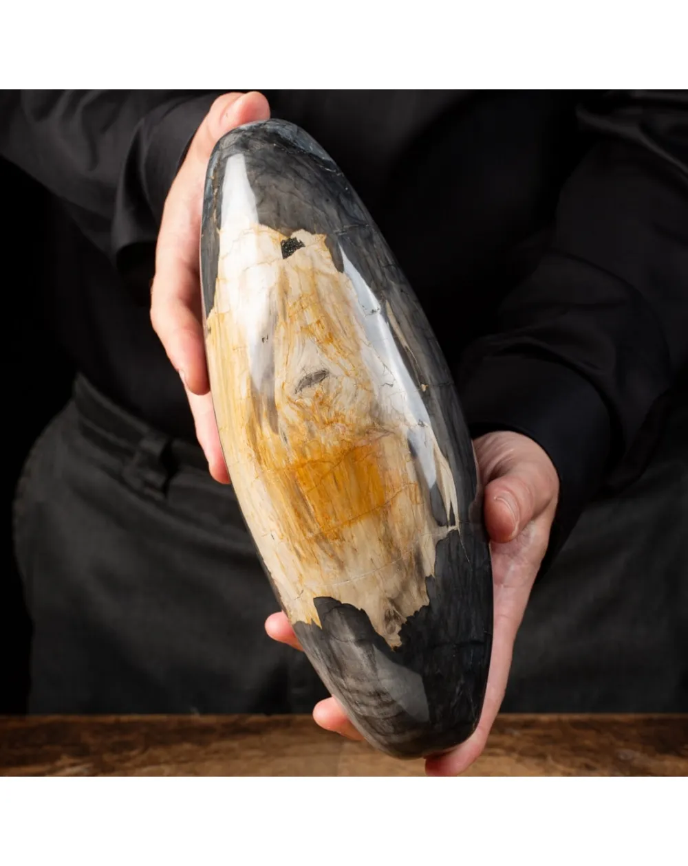 Ovale Legno Pietrificato