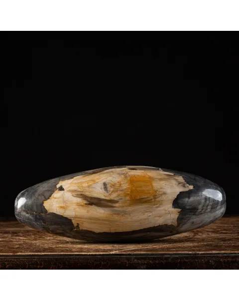 Ovale Legno Pietrificato