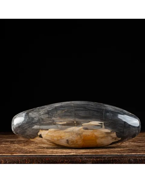 Ovale Legno Pietrificato