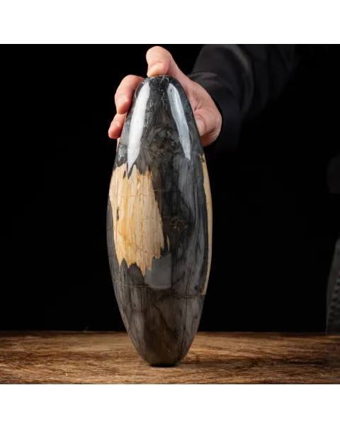 Ovale Legno Pietrificato