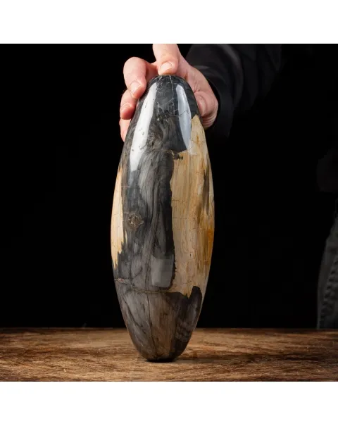 Ovale Legno Pietrificato