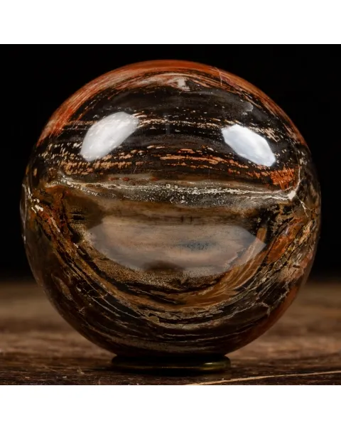 Sfera di Legno Pietrificato