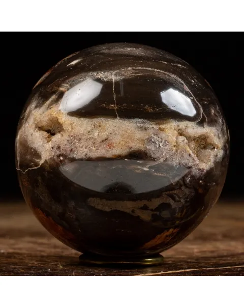 Sfera di Legno Pietrificato