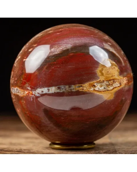 Sfera di Legno Pietrificato