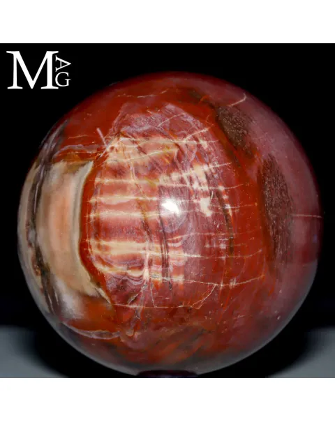 Sfera in Legno Fossile – Madagascar