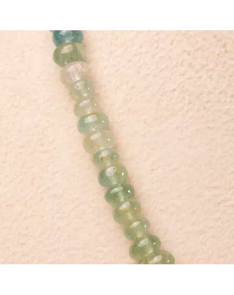 Collana di Berilli: Acquamarina e Eliodoro in Sfumature di Blu e Verde.
