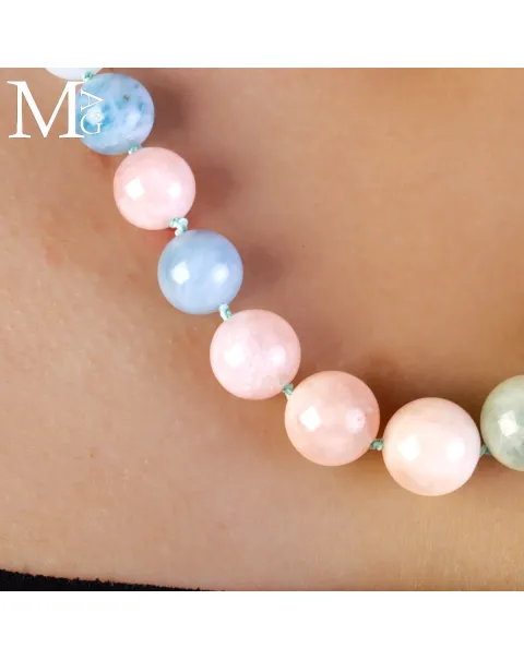 Collier Berilli: Acquamarina e Morganite