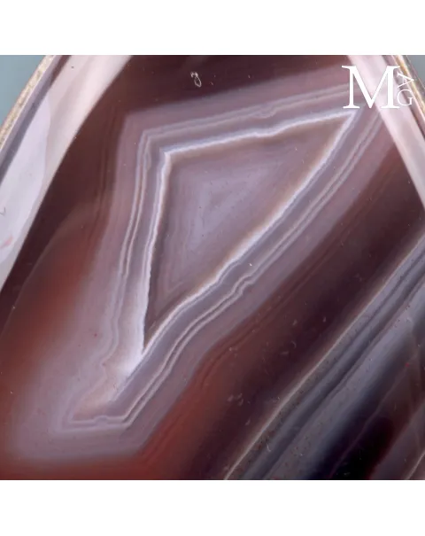 Ciondolo in Argento 925 con Agata del Botswana