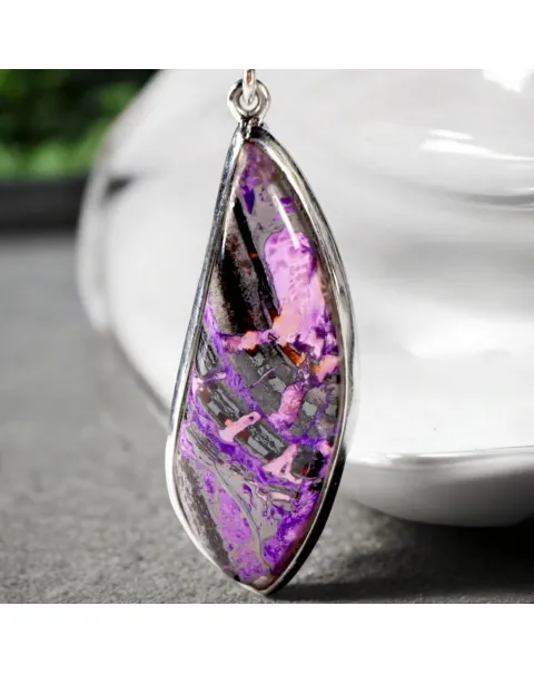 Orecchini Charoite e Ametista