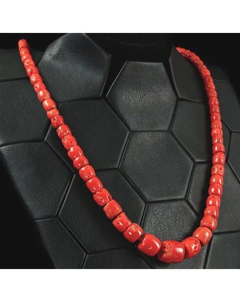 Collana in Corallo Rosso del Mediterraneo – Sardegna