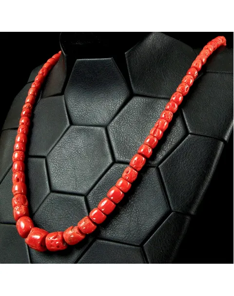 Collana in Corallo Rosso del Mediterraneo – Sardegna