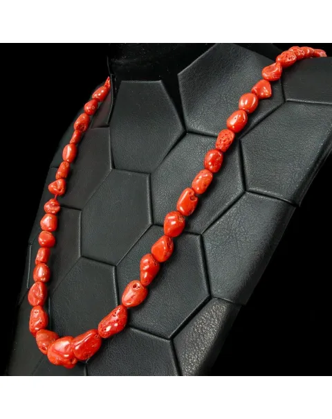 Collana in Corallo Rosso del Mediterraneo – Sardegna.
