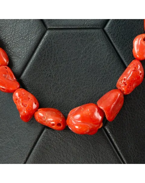 Collana in Corallo Rosso del Mediterraneo – Sardegna.