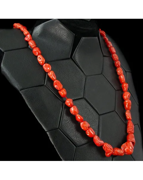 Collana in Corallo Rosso del Mediterraneo – Sardegna.