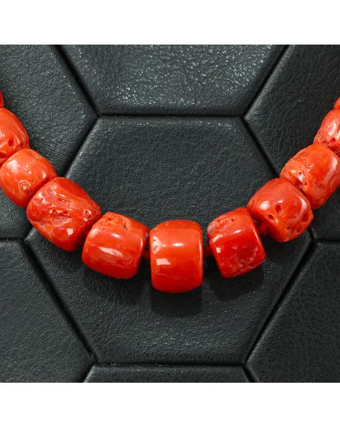 Collana in Corallo Rosso di Sardegna.