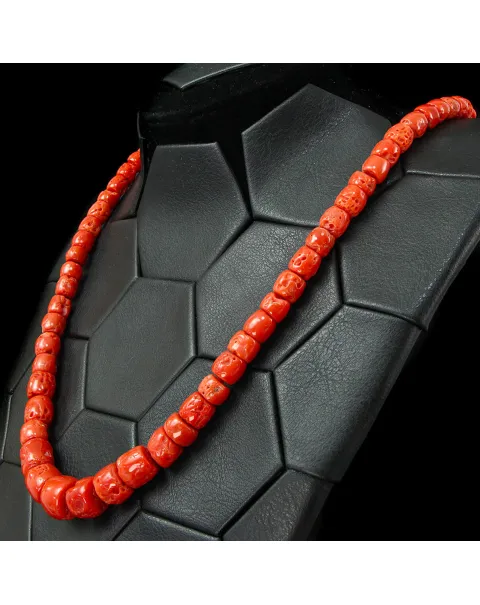 Collana in Corallo Rosso di Sardegna.