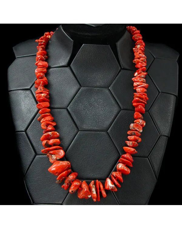 Collana in Corallo Rosso Grezzo – Bellezza del M...