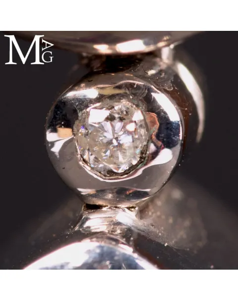 Orecchini in Argento con Opali Etiopi, Diamante e Ametiste Boliviane