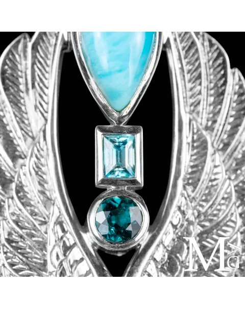 Ciondolo in Argento – Scultura Alchemica di Luce e Simboli.