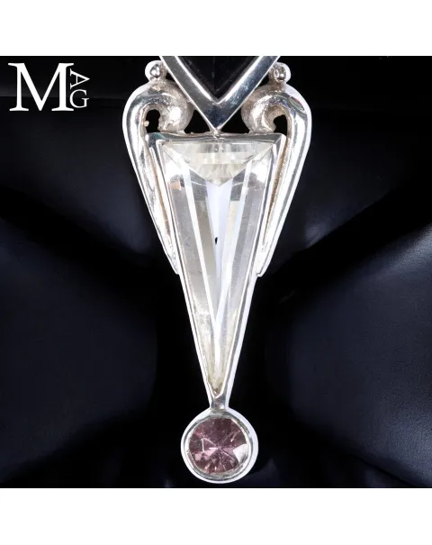 Collier Faraonico – Opale Etiope, Ametista Boliviana, Quarzo Lemuriano “Manifestation”, Tormalina e Amazzonite