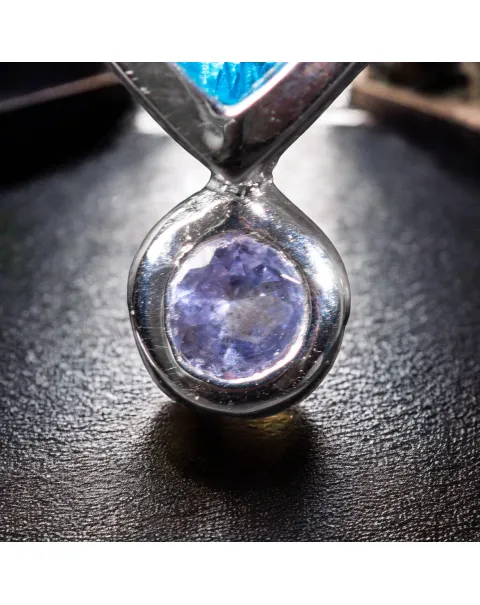 Custode di Luce: Manifestation Quartz - Topazio Swiss Blue - Tanzanite - Smeraldo Colombiano - Diamante.