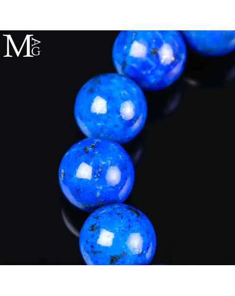 Bracciale in Lapis Lazuli Royal Blue – Sfere 12,5 mm