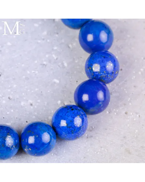 Bracciale in Lapis Lazuli Royal Blue – Sfere 12,5 mm