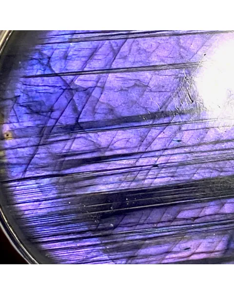 Pendente in Labradorite con Riflessi Viola