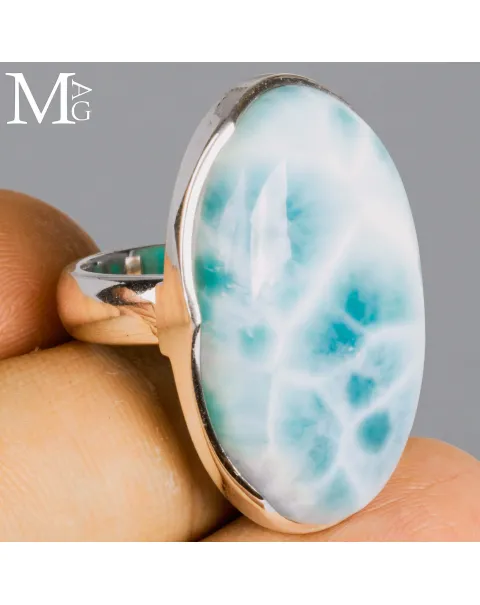 Anello con Larimar