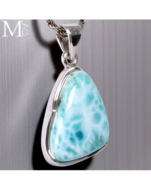 Ciondolo in Argento con Larimar.