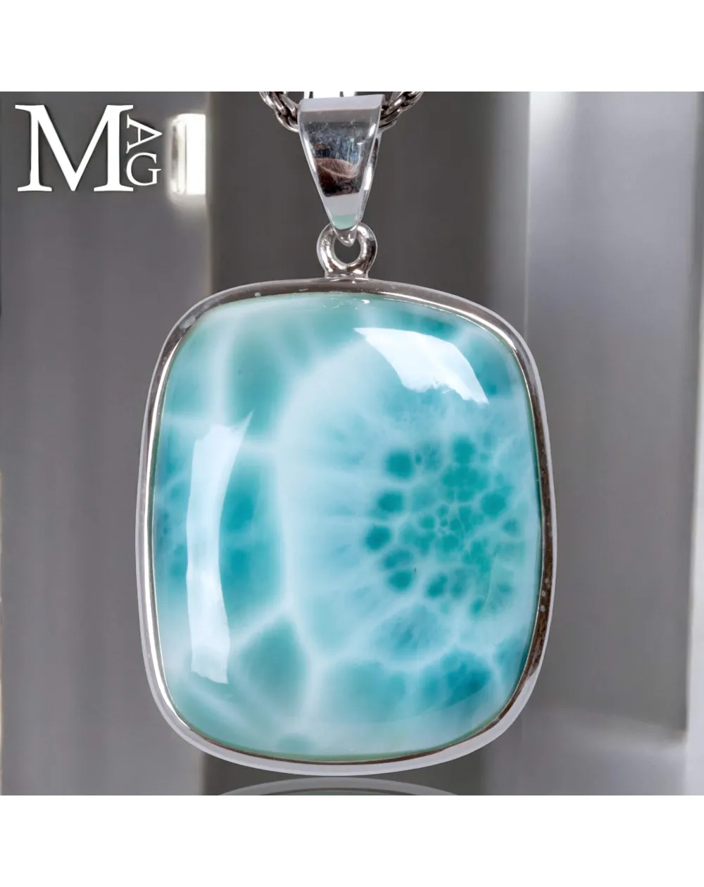Ciondolo con Larimar – La Pietra dell’Atlantide