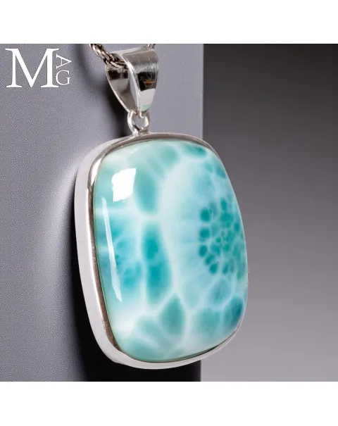 Ciondolo con Larimar – La Pietra dell’Atlantide