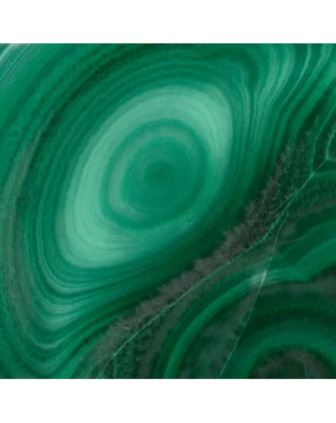 Ciondolo a Goccia in Argento con Malachite.